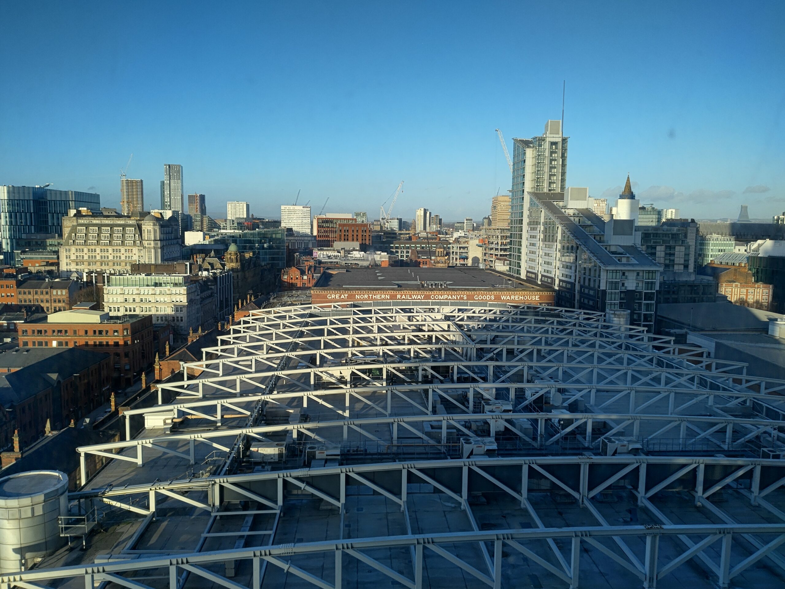 Blue Skies over Manchester!